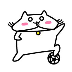 [LINEスタンプ] しろねこ しろたん