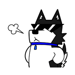 [LINEスタンプ] Cody the dog