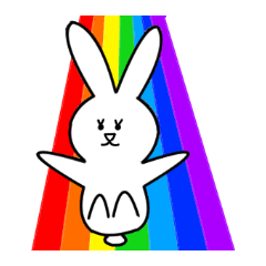 [LINEスタンプ] うさぎ連日連休