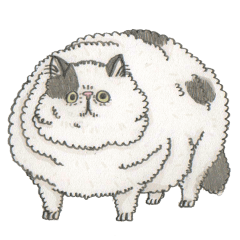 [LINEスタンプ] Cats don't talk