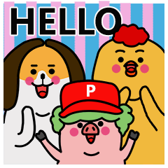 [LINEスタンプ] chick ＆ friend