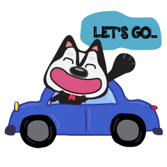 [LINEスタンプ] MANG RAK HUSKY