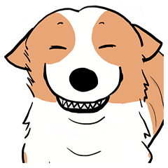 [LINEスタンプ] Lovely corgi woof woof woof