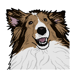 [LINEスタンプ] のんびりシェルティーず