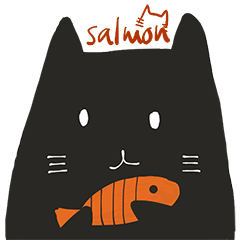 [LINEスタンプ] Salmoncat