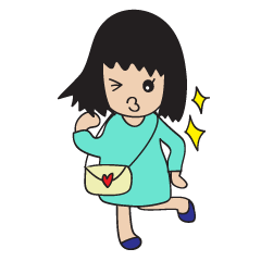 [LINEスタンプ] World of funny girl