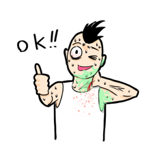 [LINEスタンプ] ゾンビっていいよね‼︎