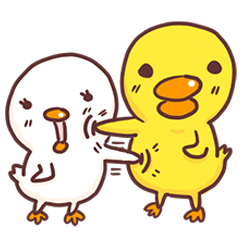 [LINEスタンプ] Cutie baby duck2 inter version