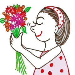 [LINEスタンプ] 水玉模様好き