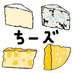 [LINEスタンプ] 「チーズ、新しいからだよ」の画像（メイン）