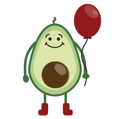 [LINEスタンプ] Avocado Baby's Everyday