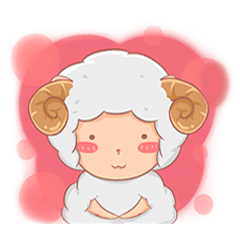[LINEスタンプ] The soft little sheep