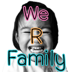 [LINEスタンプ] We are Happy Family.