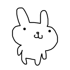 [LINEスタンプ] 愉快なうさぎ等