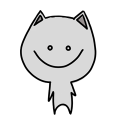 [LINEスタンプ] 表情豊かな灰色の猫