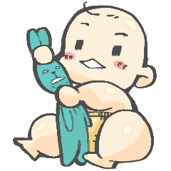 [LINEスタンプ] みんな大好きふがしベイビー