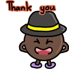 [LINEスタンプ] Bald brown