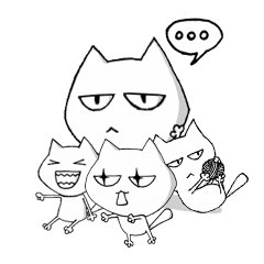 [LINEスタンプ] Crafty cat 1
