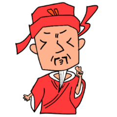 [LINEスタンプ] Box crisp big old man