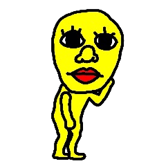 [LINEスタンプ] 黄色い男の日常