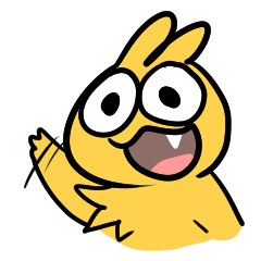 [LINEスタンプ] The Yellowrabbit