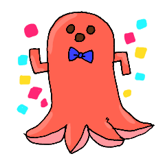 [LINEスタンプ] はにたこさん