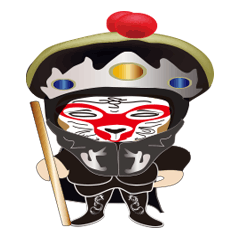 [LINEスタンプ] Sichuan Opera face