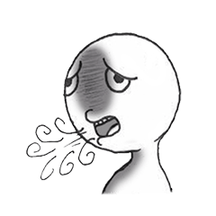 [LINEスタンプ] TheDarkFace