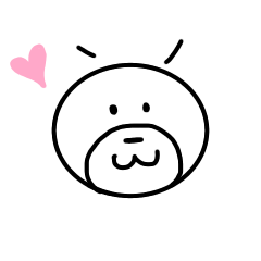 [LINEスタンプ] こいぬさん