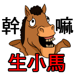[LINEスタンプ] HORSE BROTHER