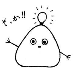 [LINEスタンプ] さんかくさんかくん