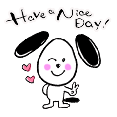 [LINEスタンプ] バイリンガル犬Lucyのほっこり英語スタンプ