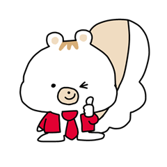 [LINEスタンプ] りすの「りすたーくん」と「ほりすちゃん」