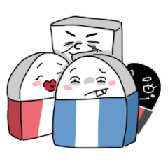 [LINEスタンプ] Eraser and his friends