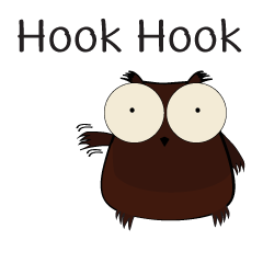 [LINEスタンプ] owl popup