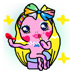 [LINEスタンプ] Squidy Molly