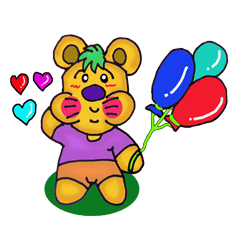 [LINEスタンプ] Cute little hamster