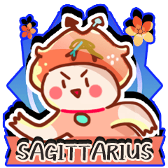 [LINEスタンプ] Sagittarius personality stickers