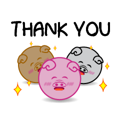 [LINEスタンプ] investor pig