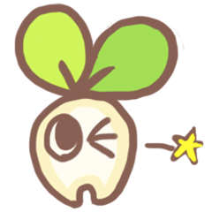 [LINEスタンプ] 双子葉類