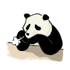 [LINEスタンプ] アンニュイなパンダたち