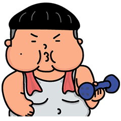 [LINEスタンプ] Fatty Zaa : Lazy Life