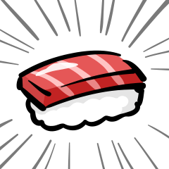 [LINEスタンプ] 寿司のネタの画像（メイン）