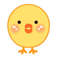 [LINEスタンプ] Simple chick chick sticker