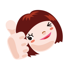[LINEスタンプ] かわいい女の子（ももちゃん）