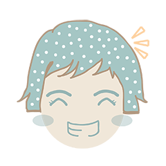 [LINEスタンプ] Poca: Polkadot-head Girl