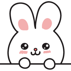 [LINEスタンプ] Qie Be rabbit
