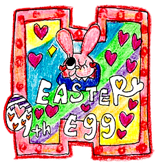 [LINEスタンプ] ♡EASTER Egg♡by♡HAPPY HAPPY♡9thの画像（メイン）