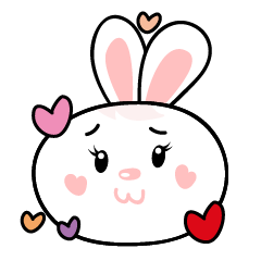 [LINEスタンプ] ツンデレ毒舌うささん☆1