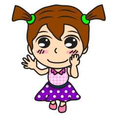 [LINEスタンプ] Tonkow cute girl